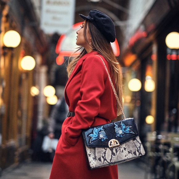 Mango snake print fish handbag - Picture 3 of 17